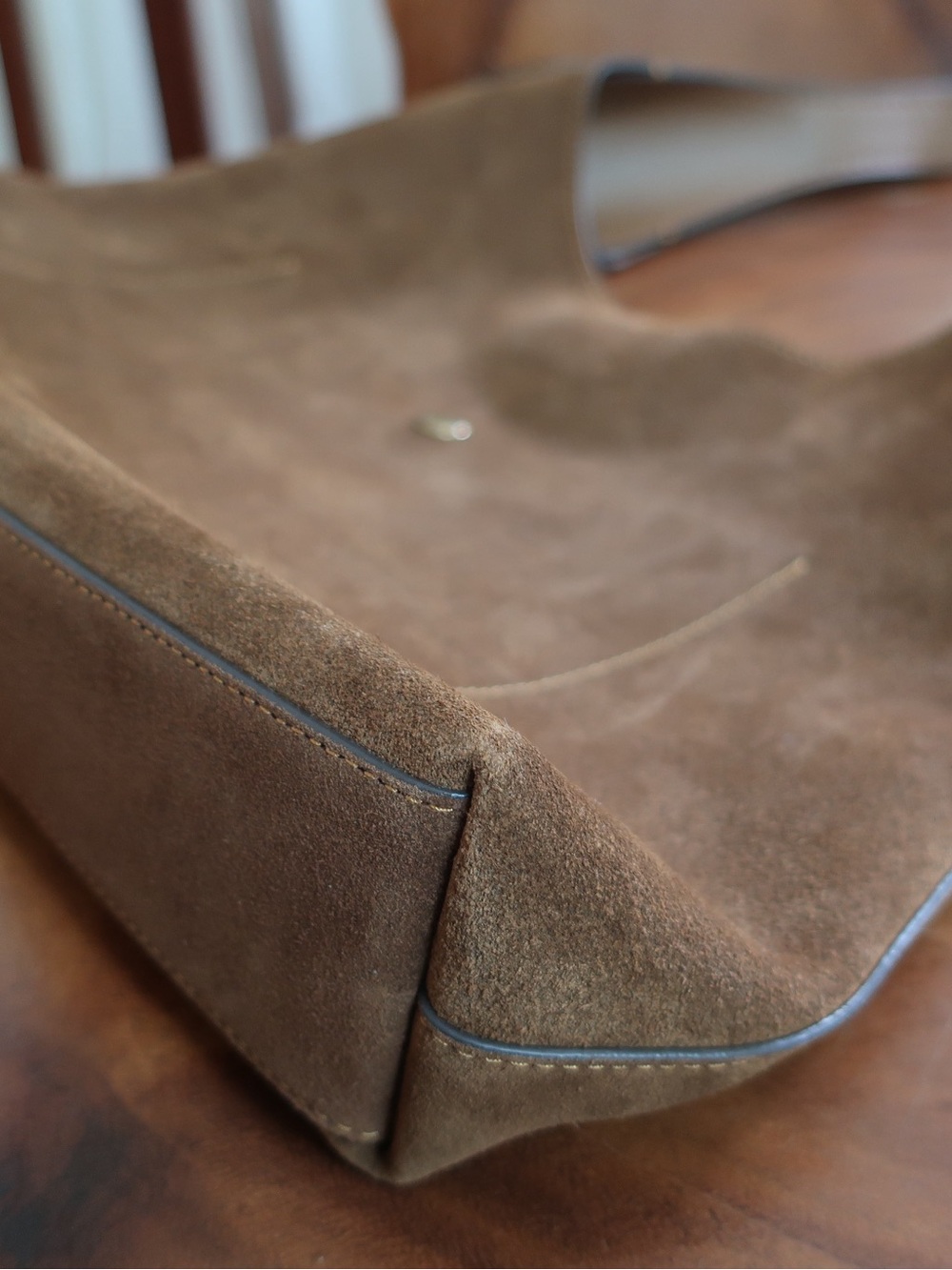 COACH Brown Suede Shoulder Hobo Bag - Picture 11 of 16